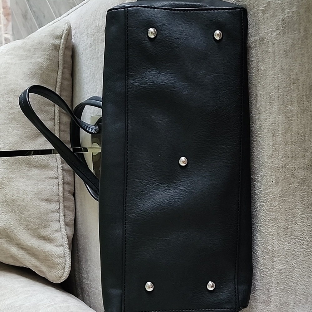 Simply Vera Vera Wang Black Floral Tote - Picture 9 of 10